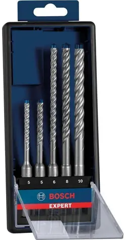 BOSCH 2608900197 SDS plus-7X Expert / Sada příklepových vrtáků / 5 ks / 5/6/8/10 mm / SDS-plus / karbid