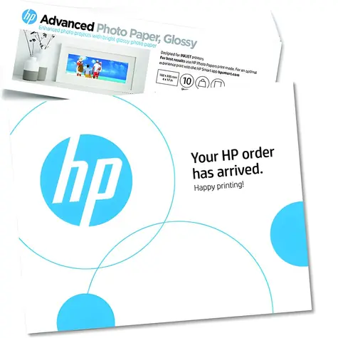 HP Advanced Fotopapír / lesklý / 10,2x30,5 cm / 10 listů