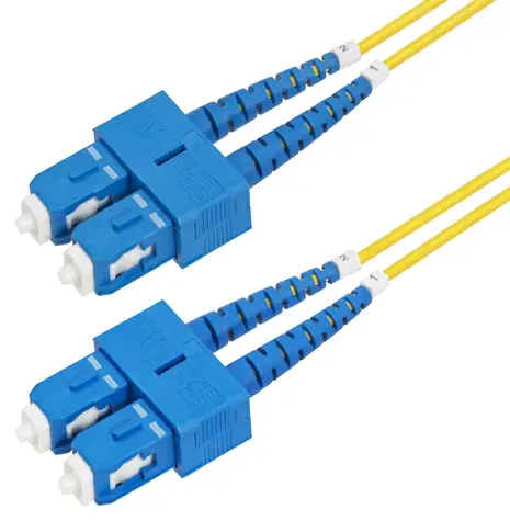 StarTech SC/SC OS2 2m žlutá / Optický kabel / Singlemode / -20 až 60 °C