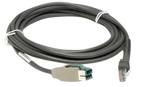ZEBRA stíněný napájecí USB kabel 4,6 m / Kabel / 12V / rovný konektor