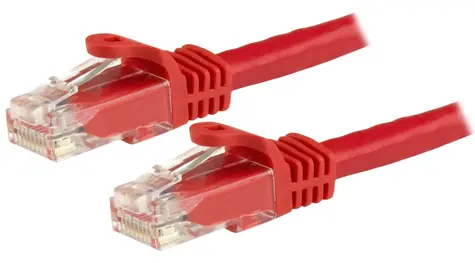 StarTech CAT6 červená / Patch kabel / UTP / 1 m / RJ-45 / PoE