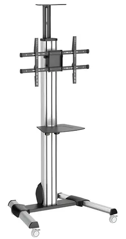 StarTech TV stojan pro 32-75" obrazovky / Mobilní TV stojan / Nosnost 40 kg / VESA do 600x400 / Náklon -12° až 5°
