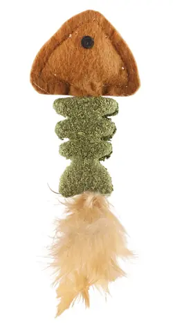 Huhubamboo Hračka ryba s catnipem / Hračka pro kočky / catnip