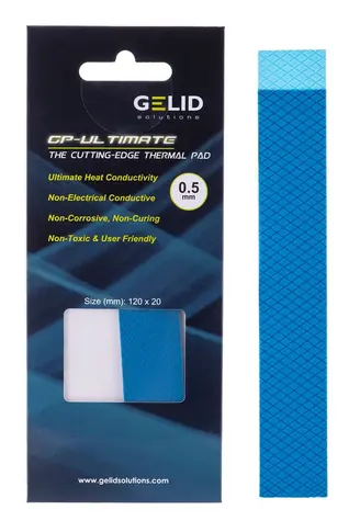 Gelid TP-GP04-R-A / Teplovodivá podložka / 120 x 20 x 0,5 mm / šedá