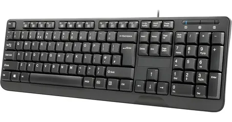 Natec Trout Slim / Drátová klávesnice / CZ/SK layout / USB / Membránová