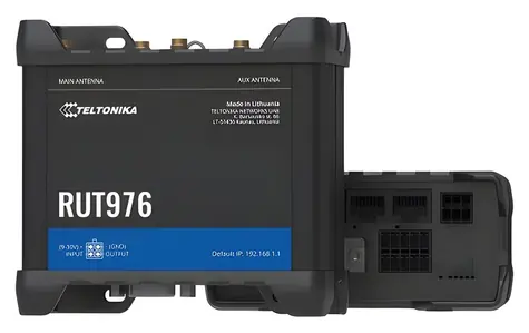 Teltonika RUT976 / Router industriální / 5G RedCap / Wi-Fi 4 / Dual SIM / 4x LAN
