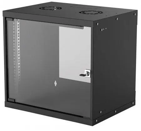 Intellinet BASIC černý / Rozvaděč / Nástěnný / 19" / 9U / 400 mm / nosnost 50 kg / flatpack
