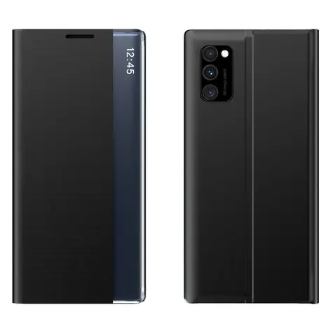 Hurtel Sleep Case černá / Kryt / POCO M4 Pro 5G / Flipové se stojánkem