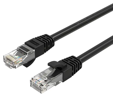 Orico PUG-C6 3m černá / Ethernetový kabel / Cat6 UTP / RJ-45 / 1000 Mbps
