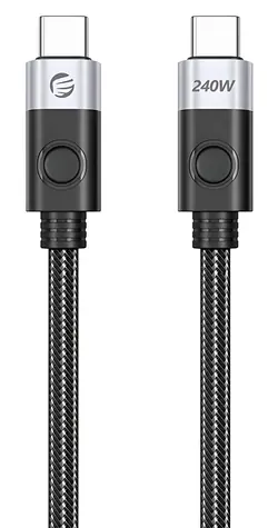 Orico CC240 černá / Kabel USB-C na USB-C / USB4 / 40 Gbps / 240 W / 8K 60Hz / 0,5 m