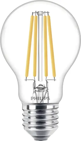 Philips LED žárovka E27 10,5W / Žárovka / 1521 lm / 2700K / teplá bílá / třída D