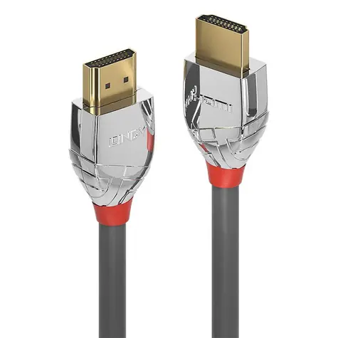 Lindy Cromo Line šedá / HDMI kabel / High Speed / 2 m / 4K 4096×2160 / 18 Gbit/s