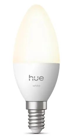 Philips Hue LED žárovka E14 3,7W teplá bílá / chytrá LED žárovka / svíčka / 2700 K / stmívatelná