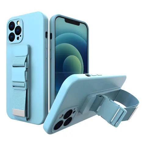 Hurtel Rope Case modrá / Kryt / Samsung Galaxy S20+ / se šňůrkou