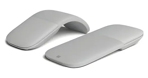 Microsoft Surface Arc Mouse světle šedá / Bezdrátová myš / BlueTrack / skládací