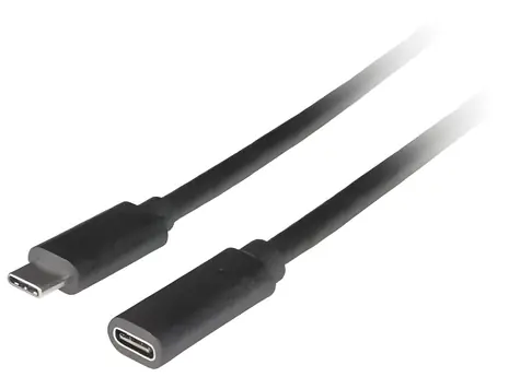 Lanberg CA-USBE-20CC-0005-BK černá / Kabel USB-C / USB-C (M) - USB-C (M) / 0,5 m