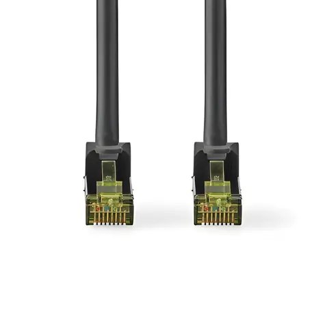 Nedis CAT7 černá / Patch kabel / S/FTP / RJ45-RJ45 / 5 m / Snagless / LSZH