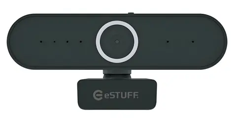 eSTUFF G625 HD Office Webcam černá / Webkamera / Full HD 1080p / 30 fps / Mikrofon / USB