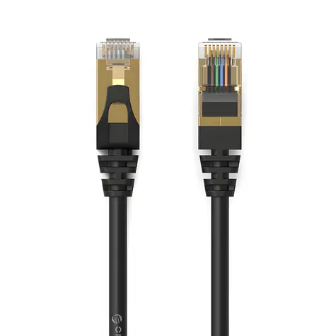Orico PUG-C7 černá / Síťový kabel / CAT7 / RJ-45 - RJ45 / 10Gbps / 1 m