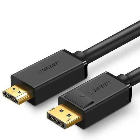 Ugreen DP101 10239 černá / Kabel DisplayPort - HDMI / 4K 30Hz / 1,5 m