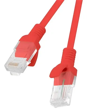 Lanberg CAT6 2m červený / Patch kabel / UTP / RJ45-RJ45 / Fluke Passed