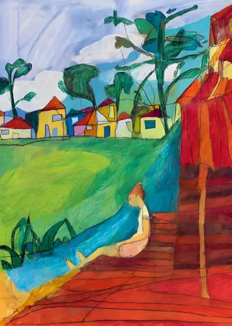 HEYE Puzzle Daily Life: U řeky / 1000 dílků / 50 × 70 cm
