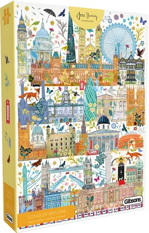 GIBSONS Puzzle Londýnské panorama / 1000 dílků / 68 x 49 cm