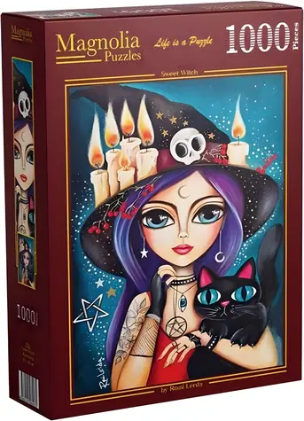 MAGNOLIA Puzzle Sladká čarodějnice / 1000 dílků / 48 × 68 cm