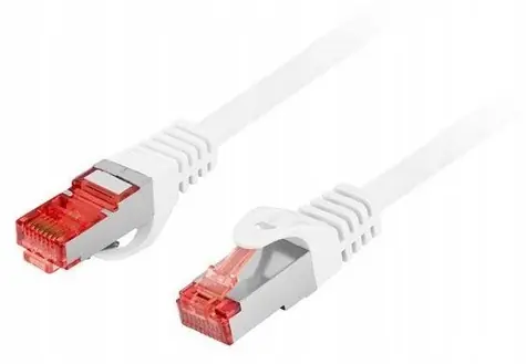 Lanberg CAT6 S/FTP 20m bílá / Patch kabel / LSZH / CU / Fluke Passed