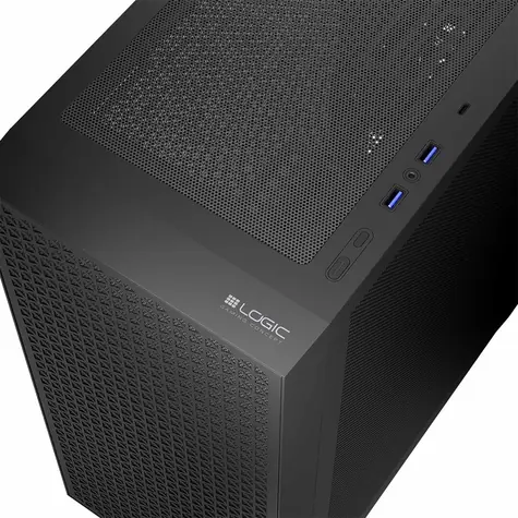 Logic DART PRO černá / Skříň / Midi Tower / ATX / USB-C 3.2 Gen2 / 4x 120mm fan / bez zdroje
