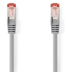 Nedis Síťový kabel CAT6 1,5 m šedá / RJ45 - RJ45 / S/FTP / Kulatý / LSZH