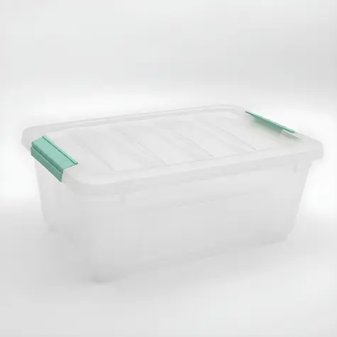 Doloni Úložný box 12 l čirý / Úložný box / plast / 42 x 28 x 15 cm