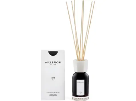 Millefiori Milano Nero černá / Difuzér / Vůně do interiéru / 100 ml