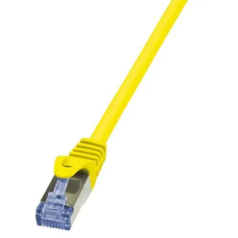LogiLink CAT6a žlutá (CQ3047S) / Patch kabel / S/FTP / LSZH / 1,5 m