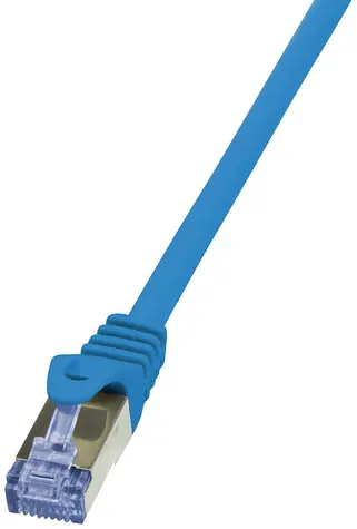 LogiLink Patch kabel Cat6a S/FTP modrá / Patch kabel / RJ-45 / AWG 26/7 / 2 m