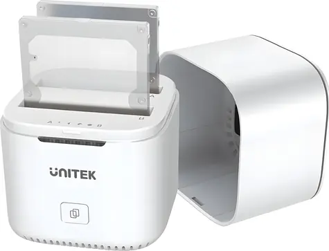 Unitek Klonovací dokovací stanice pro 2,5" SATA disk / Dokovací stanice / USB 3.0 / UASP / 5 Gbps