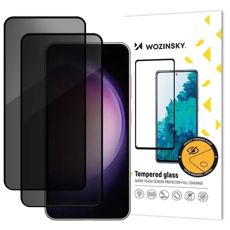 Wozinsky Privacy Glass / Privátní tvrzené sklo / Samsung Galaxy A17/A17 5G / 2 ks