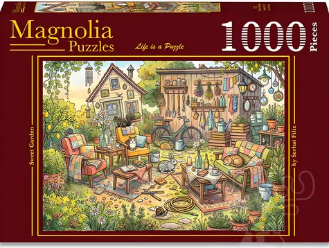 MAGNOLIA Puzzle Sladká zahrada / 1000 dílků / 68 × 48 cm