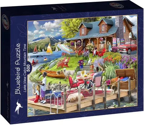 BLUEBIRD Puzzle Odpočinek u jezera / 500 dílků / od 12 let
