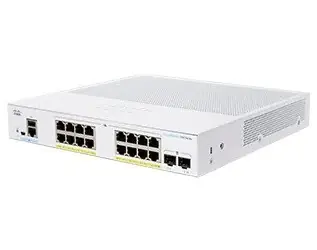 Cisco Business CBS350-16FP-2G-EU REFRESH / Switch / 16x GbE RJ-45 / 2x SFP / PoE+ 240W / Fanless