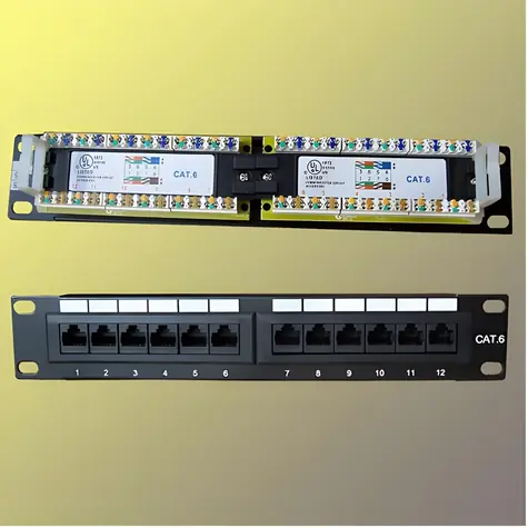 OEM Patch panel 10" UTP Cat.6 / Patch panel / 12 portů