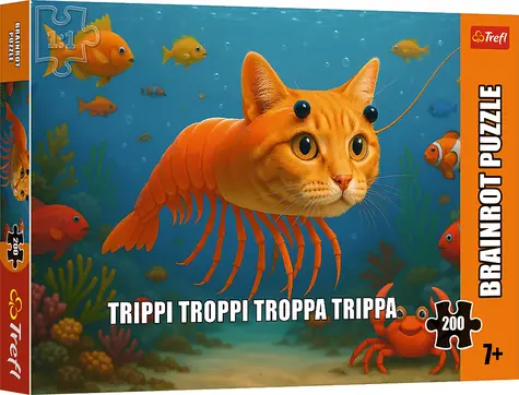 TREFL Puzzle BrainRots: Trippi Troppi Troppa Trippa / 200 dílků / 48 x 34 cm