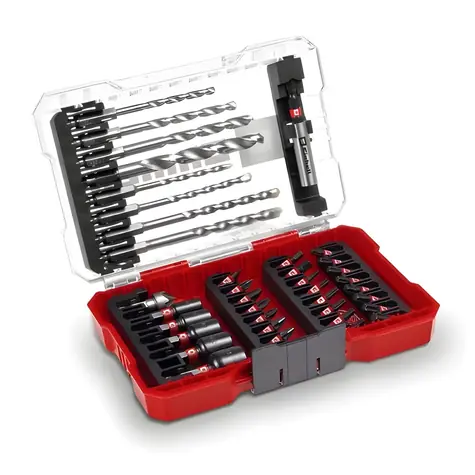 Einhell-KWB M-CASE / Sada bitů a vrtáků / 39 dílů