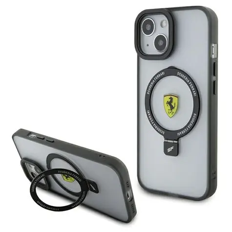 Ferrari Ring Stand 2023 Collection transparentní / Pouzdro / MagSafe / pro iPhone 15 Plus / 14 Plus