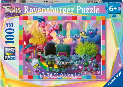 RAVENSBURGER Puzzle Trollové 3 XXL / 100 dílků / 49 x 36 cm