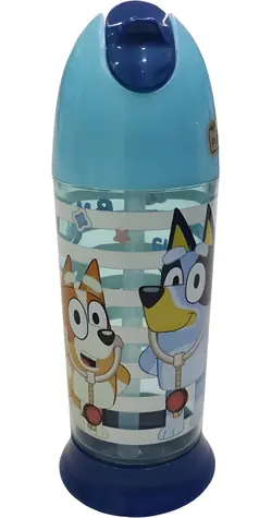 STOR Láhev na pití Bluey 280 ml / Láhev na pití / Brčko / Bez BPA