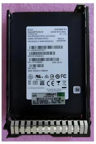 HPE 1.92TB (Mixed Use) / SSD / 2.5" SATA 6G / SFF