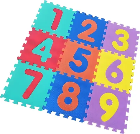 ALLTOYS Pěnové puzzle Čísla / 30x30 cm / od 3 let