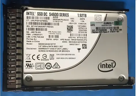 HPE 1.92TB / SSD / 2,5" SATA 6G / SFF / SC / Mixed Use