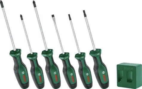Bosch 1600A02W7L / Sada šroubováků / 6 ks / PZ, PH, TX / magnetizér